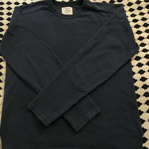 Buck Mason Field-Spec Rugby Crew (Size Small) – Navy